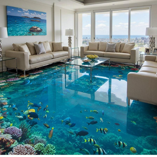 TEXTILE BARRISOL 3D EPOXY FLOORING